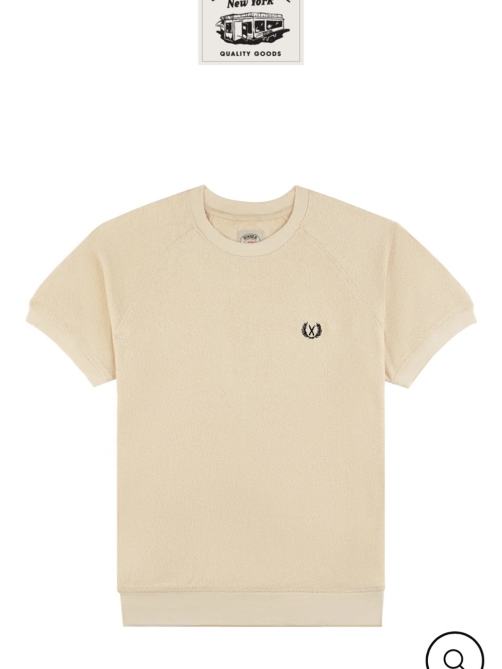 Dinner Service NY Logo Ringer Tee NWT